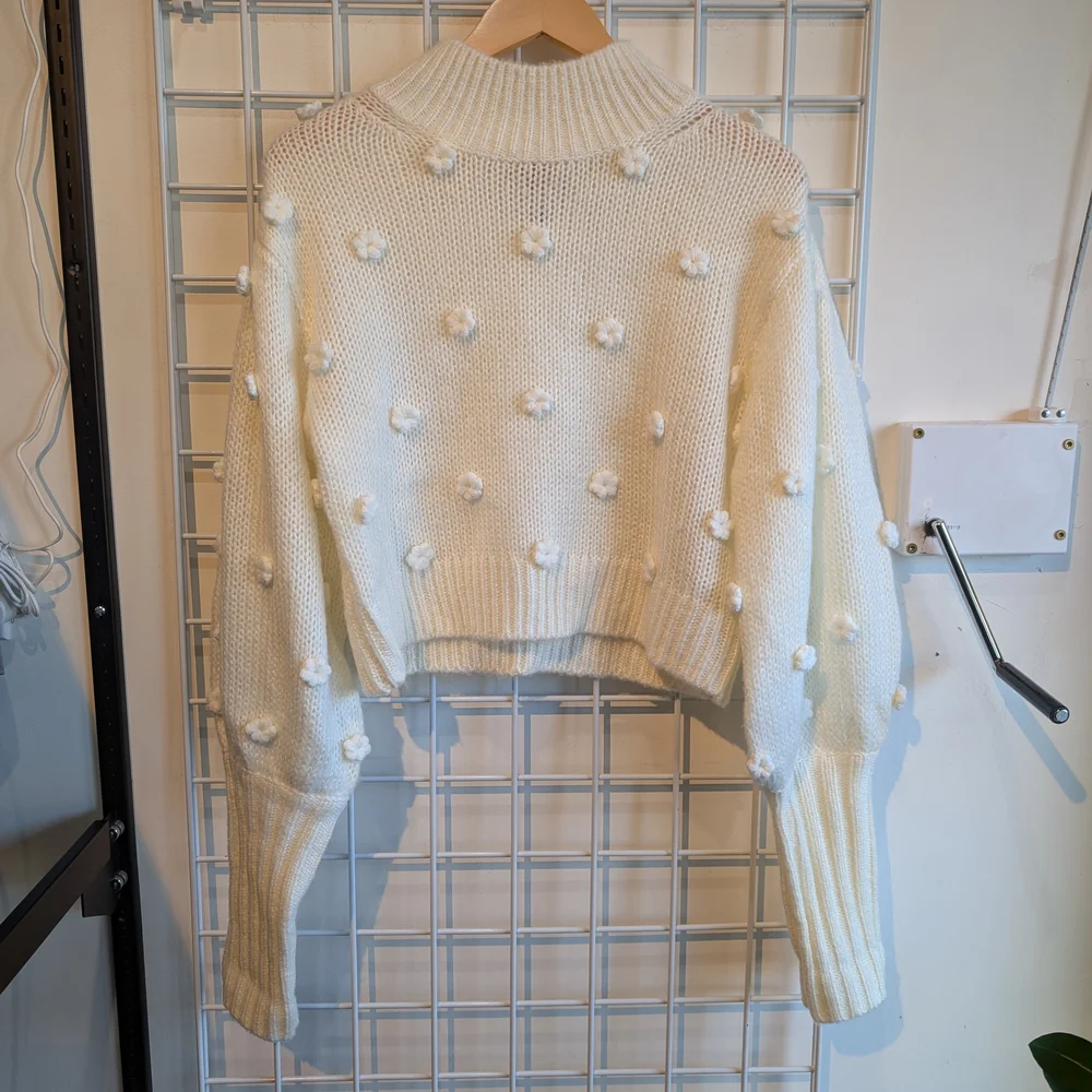 FARM Rio Cream Cowl Neck Sweater - Picture 2 of 15